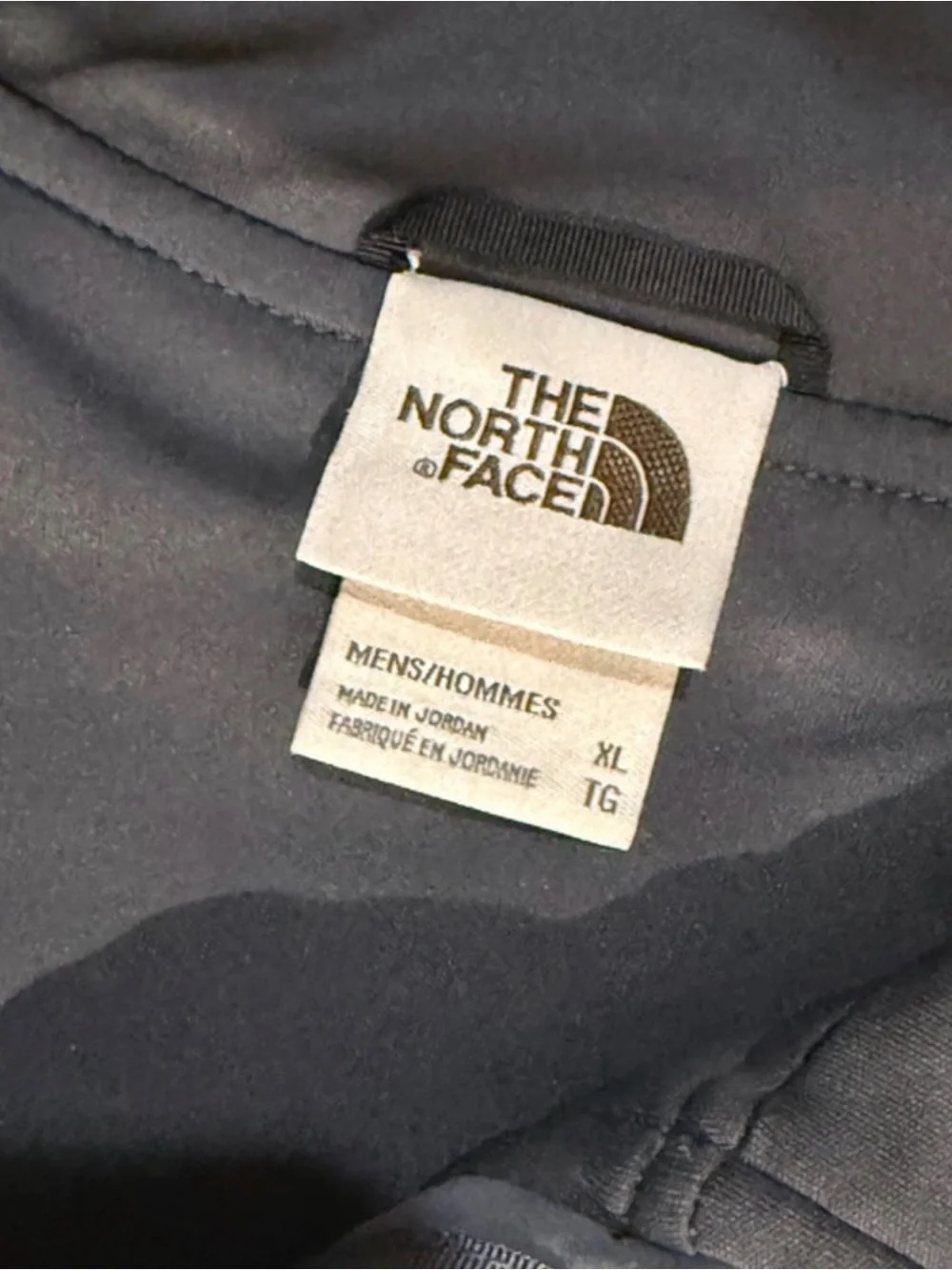 The North Face Two-Tone Gray Pullover Windbreaker